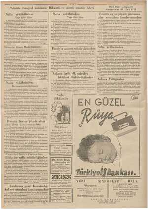    ULUS 14-9-1937 Taksitle fotoğraf Nafia vekâletinden: Yapı işleri ilânı tmeye ai iş: Devlet mahallesinde emniyet âbidesi...