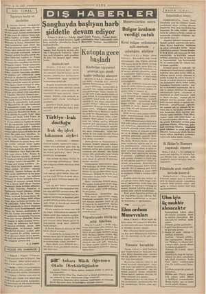    İ —— 4.10.1937 | DIŞ İCMAL | İspanya harbı ve devletler | talya'nın Akdeni: murakabesine I; iştirâki için yi emi ta olan