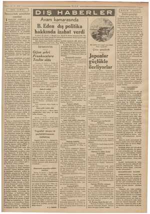    EET —— 27.10.1937 | DIŞ ICMAL | İspanya'daki gönüllüler spanya'daki gönüllülerin geri çağrılmalai ere etmek rını müzak: ya