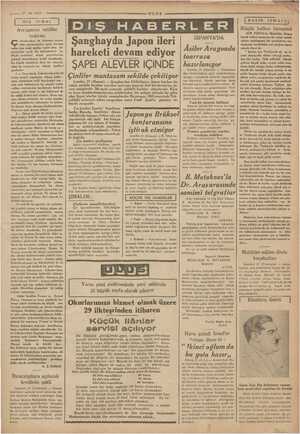    se —— 20-10-1927 | DIŞ İCMAL | Avrupanın tehlike noktası e ile Almanya arasın- daki münasebetler, pa sulhu için dd tehlike