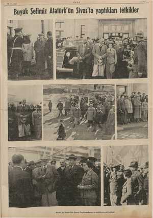  NE ULUS 16 - 11 - 1937 2 a e Büyük Şefimiz Afafürk'ün Sivas'ta yaptıkları tetkikler N mn een Büyük Şef Atatürk'ün Sivasta...