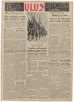    17-11 - 1937 Nası Yö Nalbant çıraklığından profesörlüğe gazete müvezziliğinden en büyük kâşiflik mertebesine eren adamlar