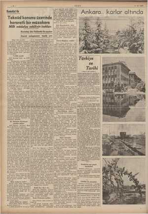    —s— ULUS 2-12-1937 Kamutay'da Tekaüd kanunu üzerinde hararetli bir müzakere Milk müdafaa vekilinin izahları ticaret...