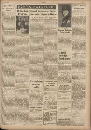    18-12-1937 ULUS DIŞ İCMAL Çin - Japon harbi ve asia > 2) Babbilakıb$icedl kelkumdb böler yaşıyan Kutupta hayat nasıl...