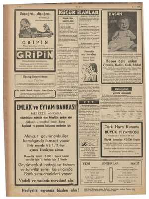    6-1.1938 ap 12 Başağ i aşağrısı, dişağrısı HASAN Kiralık Ea Mi NEVRALJI Küçük ilân manında banyolu 1. OZLU Bütün bla; edi