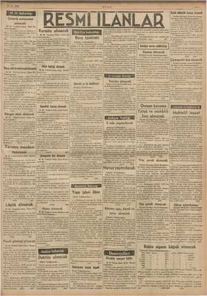    12-4.1938 : “ULUS . EMER Ee RE TERTTEN elbiselik kumaş alınacak Elektrik malzemesi alınacak M.M. Vekâleti Satm Kereste...