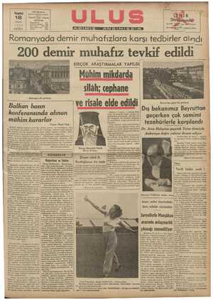  [X Pazarlesi 18 NİSAN 1938 8$ KURUŞ 'TELEF' Başmuharrir Yazı işleri Atölye Fransızca Ankara Ulus Basımevi Çankırı caddesi,