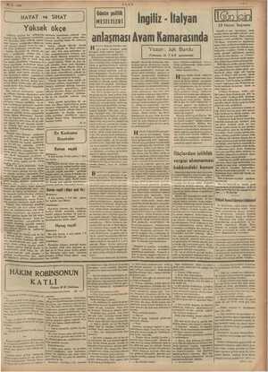    1938 HAYAT ve SIHAT HÂKİM ROBİNSONUN KATLİ — Lenahan burada oturuyordu, ge. Yüksek ökçe Ev Kadınına Reçeteler Kavun reçeli