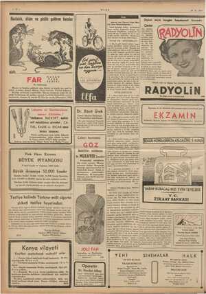       —12— VLWS M-6-1933 Hastalık, ölüm ve pislik getiren fareler vE lam N i şuyudan dolayı satılmasına verilen Ankaranın...