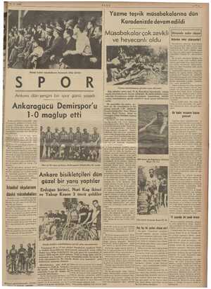    11-7. 1938 ULUS b Dünkü futbol müsabakasını heyecanla takip edenler WE POR | Ankara dün zengin bir spor günü yaşadı...