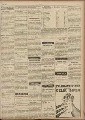  6-9 -1938 ULUS EE A A Muhtelif bina ve divarların yıkılması Müteahhitlik vesikası hakkında Mi “e Parseller 1ı— Muhammen keşif