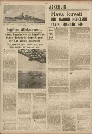    yı .— ” N —. "ii ? ” m 13-9. 1938 * ULUS mi BEK . m H k t | CES N ye devletlerin silâhlanmasına sebep olan bilhassa alman