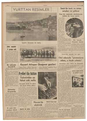  ULUS | YURTTAN RESİMLER | 23 - 10. 1938 İzmir'de incir ve üzüm satışları iyi gidiyor imiş EL olan Lazar 00 çuvaldır. Bu da