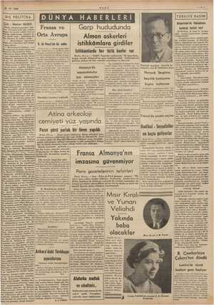     5 125 - 10. 1938 —. mm DIŞ POLİTİKA | iÇek - Macar ihtilâfı halledilmiş de- « Dâvanın iki safhası vardır: m Macar ristanm