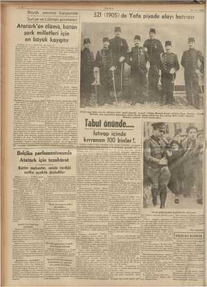    hi İlk mm Büyük yasımız karşısında EZME ELA Eee m mer Suriye ve L übnan gazeteleri Atatürk'ün ölümü, bütün şark milletleri