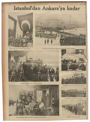           21-11-1938. Istanbul'dan Ankara'ya kadar MR AN em / kap |! mi di. Ebedi Şef'in cenazesi Ankara istasyonu. “E Millet