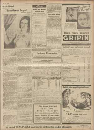    sp 27-11-1938 Bir Çin hikâyesi: Sürüklenen hayat uhaddeve e Geli hn Lung'un saltana- ” Sini e doğdum. Bir & ei il ir günü