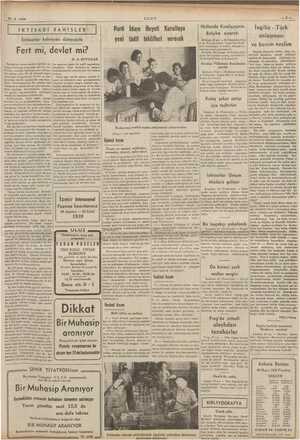    27.5.1939 ULUS i 35 ve i İKTİSADİ BAHİSLER” | Parti İdare Heyeti Kurultaya > m Kıraliçesinin | | İngiliz - Türk elçika...