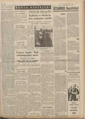    31-5 - 1939 NI POLİTİKA | mu Şef'in ağzından... Milli rl sayın İnönü, beşin- Si kurultayı açan tr da dün; de ile 5 EE bi