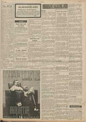  126-1989 ALAKADARLARA arsa ve yapı ri Tel: 2406 Baj ram caddesi. Ni 1936 yan Satılık apartman — Atatürk bulva ında 8 daireli