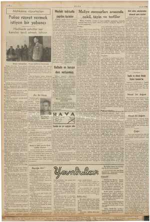    ULUS 7-7.1939 Gizli nüfus vakalarından alınacak para cezaları mülüs va Mahkeme röportajları Mesleki fedrisafta yapılan...