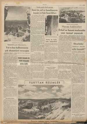    ULUS 21-7-1939 Fuarda yeraltı tüneli yapılıyor LR İzmir'de yol ve kanalizasyon e : inşaatı ve fuar hazırlıkları İzmir...