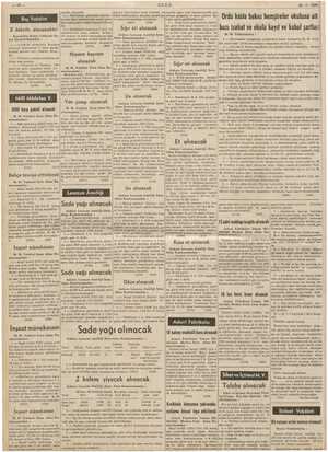  ULUS 24-7. 1939 Baş Vekâlet 2 daktilo alanacaktır Başvekâlet Beden nel Direktörlüğünden Milli Müdafaa V. 5000 harp paketi...