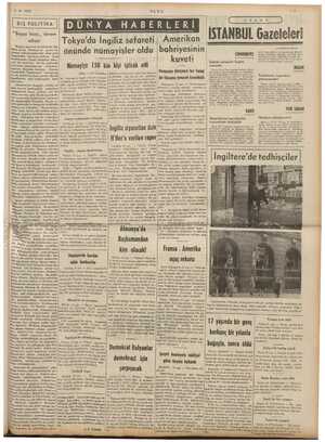  1-8. 1939 POLİTİKA “Beyaz harp,, devam ediyor Tokyo'da İngiliz sefareti | Amerikan önünde nümayişler oldu |bahriyesinin...