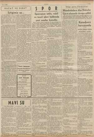  ULUS 7.8.1939 ( HAYAT VE SIHAT | N su ... 5 Sporcunun istifa, nakil ve tescil işleri hakkında yeni esaslar konuldu iki...