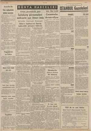    16.8.1939 kid ULUS Amerika'da Tren suykastının failleri aranıyor Nevyork, 15 aa. — Navada'da vu- kubulan Aerodinamik lüks