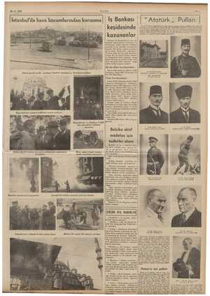    26 -8 - 1939 İstanbul'da hava hücumlarından korunma Başvekilimiz ve Dahiliye Vekili- miz mn vi Refik Mısır askeri heyeti ——