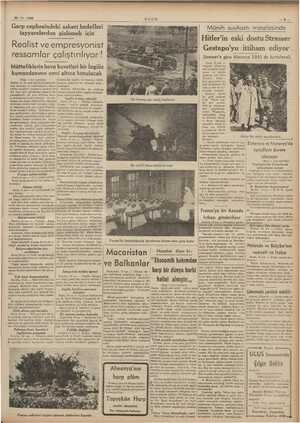    20-11-1939 Garp cephesindeki askeri hedefleri tayyarelerden gizlemek için Realist ve empresyonist ressamlar çalıştırılıyor