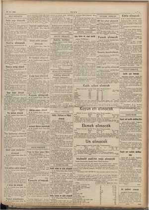  27-11. 1939 —7— MİLLİ MÜDAFAA Hn LEVAZIM AMİRLİĞİ Kâtip alınacak C.H. P. Genel Sekreterliğinden? Sade alınacak 60 ton şeker