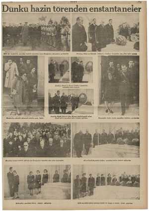  KEMA AT ULUS Dünkü hazın törenden enstantanel Dahiliye, İktisat ve Ziraat Vekilleri Atatürk'ün i önünde muvakkat kab...