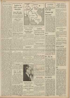    3/12/1940 yz ©N POLİTİKA Bin senelik. bir mesele ça ) Harbin başından beri İngiltere de 3006 hiYAR düşürül Bunların 2986 sı