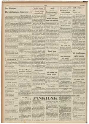    10/1/1941. Harp ikfisadiyafı Harp iktısadı ne demektir ? (1) Yazan: Prof. Tahsin EE İ ” Serbest kürsü,, Bi apeeletikie ,