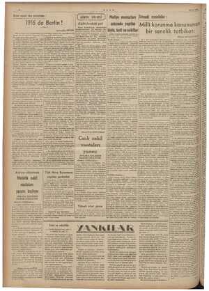 Birinci umumi harp günlerinden : 1916 da Berlin ! - Ankara vilâyetinde Molörlü nakil vasılaları yazımı başlıyor ANKARA...