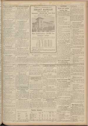  nafhıa müdürlüğü CÜMHURİYETİ il si i apalı zarf usuliyle ZİRAAT B ANKASI eksiltme ilânı KURULUŞ TARİHİ ; 1888 imi Sermayesi :