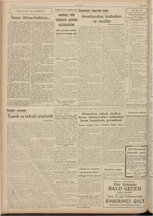  19/4/1941 ( RADYO | HAYAT ve SIHAT cihanında kadın Avusturalya kadınları ve naziler Nezahet Nurettin EGE geramensnş AMERİKA