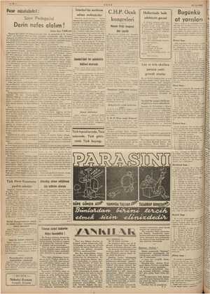              A ULUS 19/10/1941 4 Pazar müsahabeleri : İstanbul'da mahküm YE ap a ra Zel ve ddilağı meki C.E. Ocak eee e...