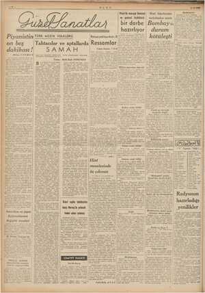  MÜZİK FOLKLÖRÜ Tahtacılar ve aptallarda SAMAH 1942 YILI MAARİF VEKİLLİĞİ HALK TÜRKÜLERİ DERLEME SEYAHATİ NOTLARINDAN No.1 B