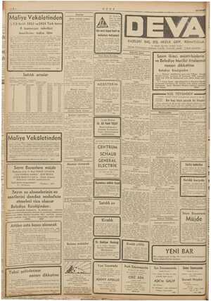  V 47,5 faizli 1933 ve1934 Türk B kontenjanı tahvilleri Hope tediye ilânı Le asabe lann maş kayi in Türk e edi; li iç için...