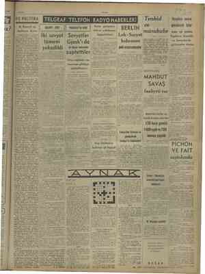    1/8/1943 DIŞ POLİTİKA Kiz ULUS Tenkid Harplen sonra görülecek işler 2 M. Ruzvelt ve ME Gİ I i ZE cördüncü BERLİNE GÖRE ||