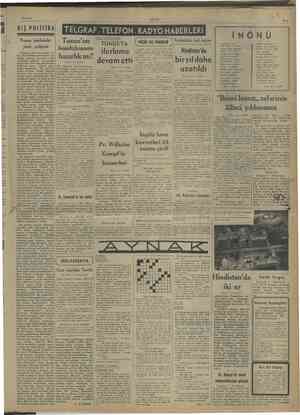    2/4/1948 — DIŞ POLİTİKA Tunus harbinde Tunus'un CEZAYİRE GÖRE. e” U N US'T A | Sevgilimiz İnöni Taşına toprağına ? . . o. ğ