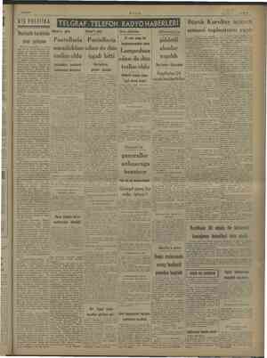    19/0/1943 DIŞ “Denizaltı a yeni gelişme Pantellaria  Pantellaria da işgali bitti Ada halkı üç gündür susuzdu teslim oldu