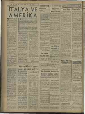    LE 17/8/1943 GÜNÜN MEVZULARI İTALYA VE AMERİKA USSOLİNİ'nin istifası, Bir. 0 mea etmesinden o doğrudan Mn “leri gelmiş bir