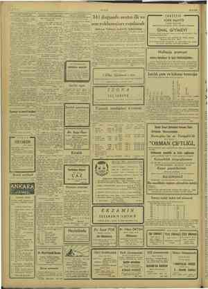    29/9/1943 Askeri Fabrikalarda, kağ ii X XWTO TIŞI B. İstanbul'daki 3 Ri arr wi NTO eğen salonunda satışa başlamıştır. Azami