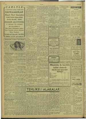    iii U —4— ULUS , 15/10/1948 1 i Ergani istasyonuna gelecek bilumum | tarafından yapılacaktı ———— a a ( ? A R I Y I E I...