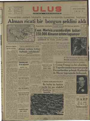   1944 » ka icaret ornis- r | ş ALI G.HP. ULUS MÜESSESESİ Si : ! Çankırı Caddesi Ankara Telgrat. resi ULUS Ankara AYLIK...
