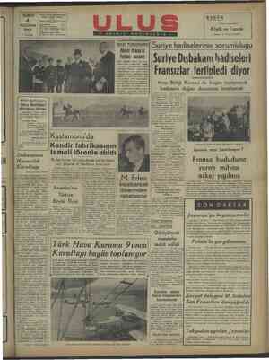    : BUGÜN i pas üncü sayfamızı HAZİRAN | Pipe e. 1945 |: za Köylü ve Toprak (Suriye hadiselerinin sorumluluğu Ahmet Atman'ın